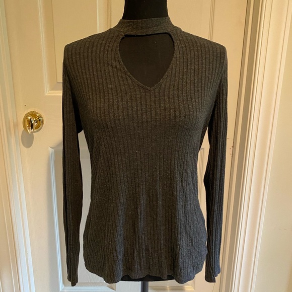 Harlow and graham grey long sleeve top - Picture 1 of 5